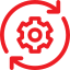 Cog in Circle Icon Shellby Power